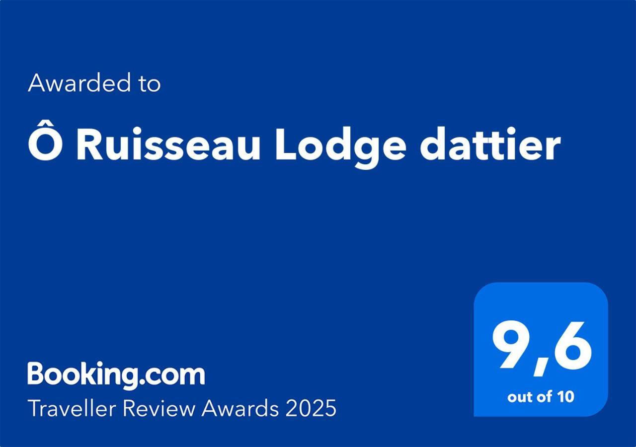 O Ruisseau Lodges - Lodge Dattier 생-루이 외부 사진